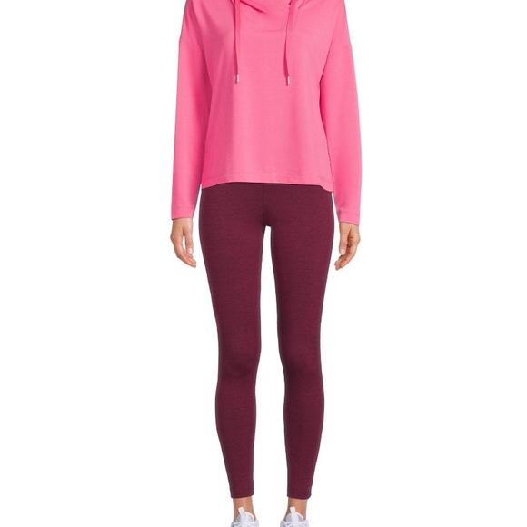 AVIA Womens Hoodie Size Small 4-6 Pink Side Slits New - Picture 3 of 6